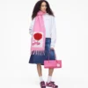 David Shrigley X Marc Jacobs Oh Rose Wool Scarf