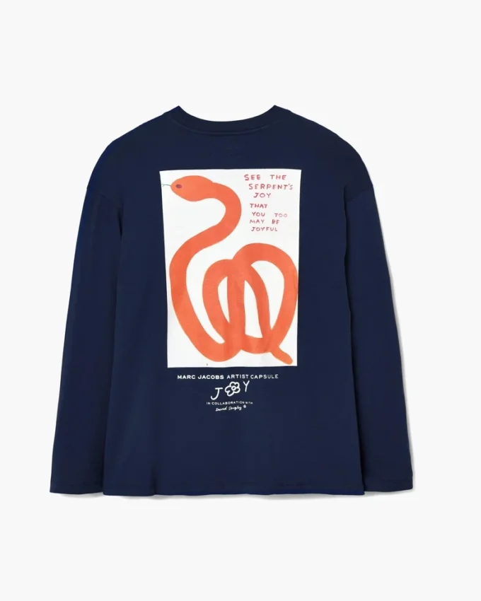 David Shrigley X Marc Jacobs Snake Longsleeve