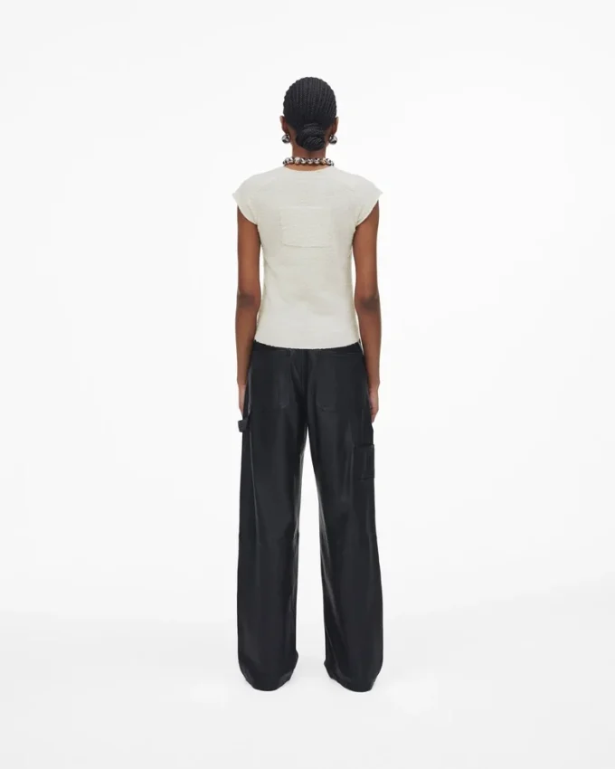 Pilled Cap Sleeve Vest