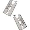 Razor Blade Earrings