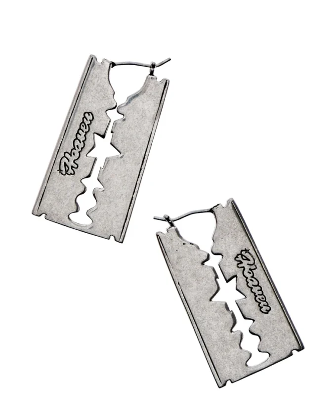 Razor Blade Earrings