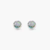 The Button Abalone Stud Earrings