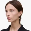The Button Drop Earrings