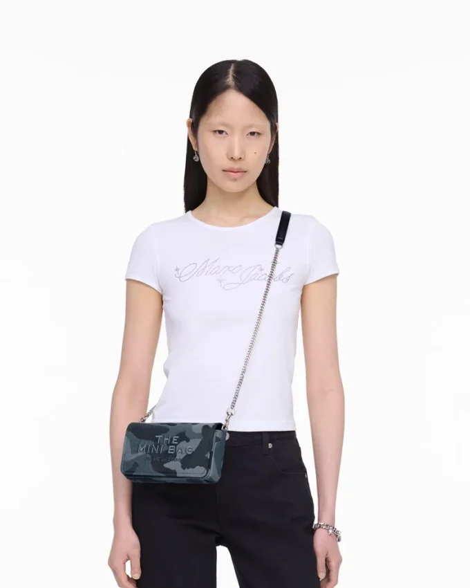 The Camo Jacquard Chain Mini Bag The Camo Jacquard Chain Mini Bag