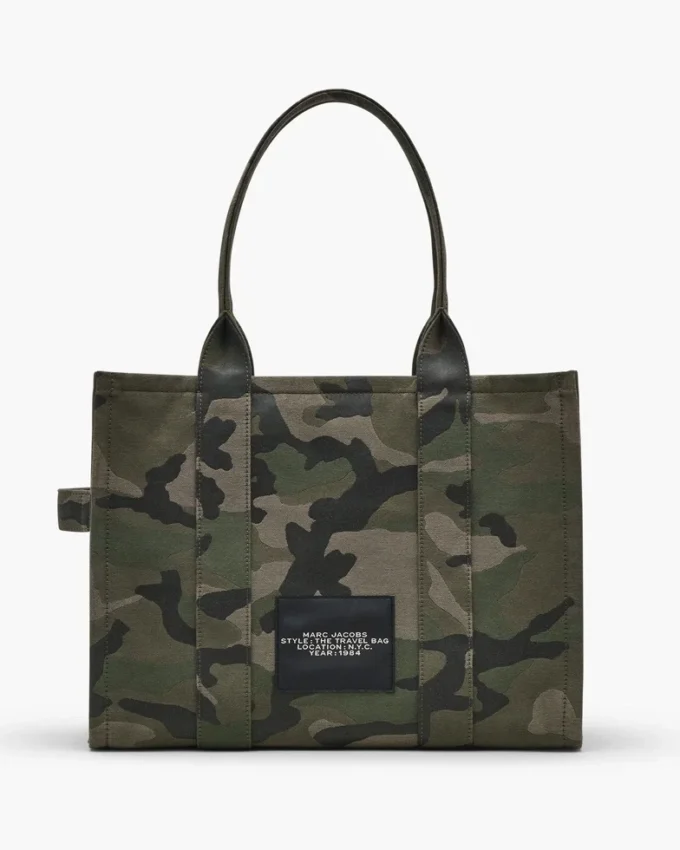The Camo Jacquard Large Tote Bag