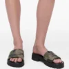 The Camo Jacquard Lug Sole Slide
