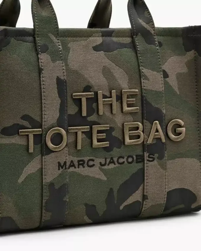 The Camo Jacquard Medium Tote Bag