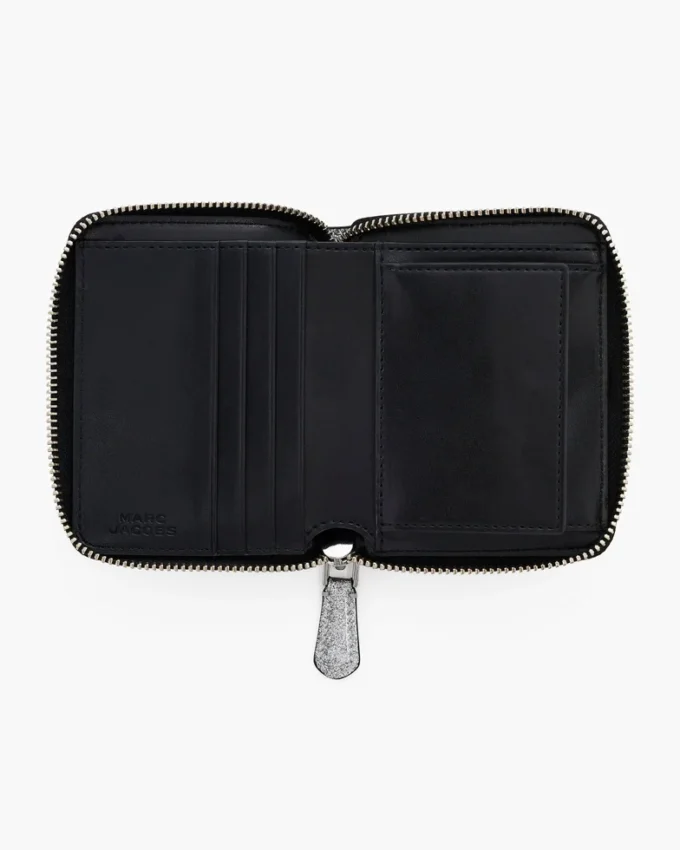 The Coated Glitter Everyday Slim Compact Wallet