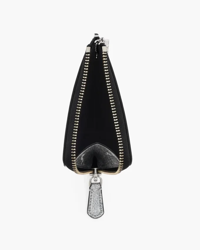 The Coated Glitter Everyday Top Zip Wallet