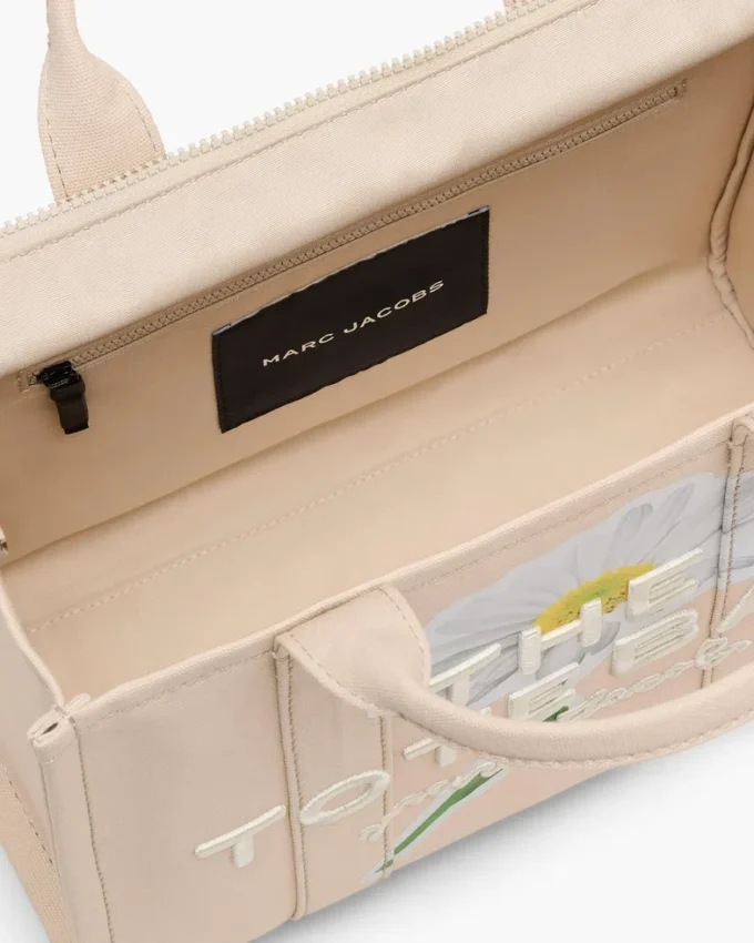 The Daisy Script Canvas Medium Tote Bag