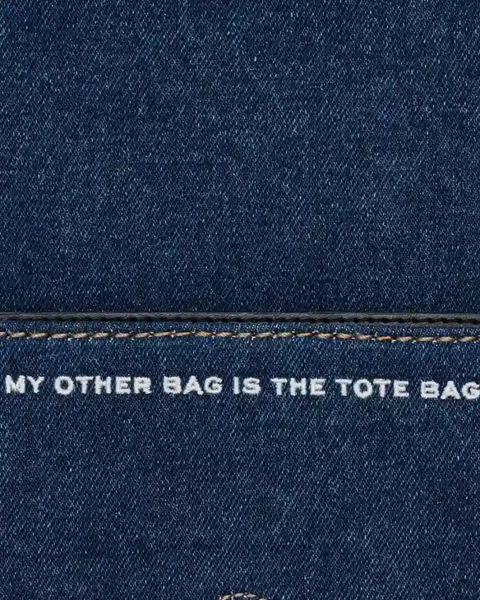 The Denim Chain Mini Bag