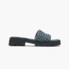 The Denim Monogram Lug Sole Slide