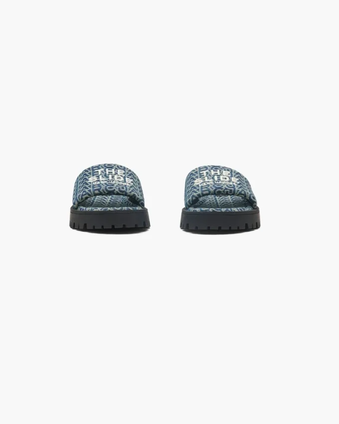 The Denim Monogram Lug Sole Slide