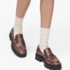 The Distressed Leather Frankie Loafer