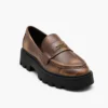 The Distressed Leather Frankie Loafer