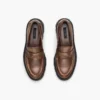 The Distressed Leather Frankie Loafer