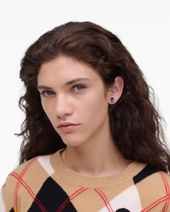 The Domino Stud Earrings The Domino Stud Earrings
