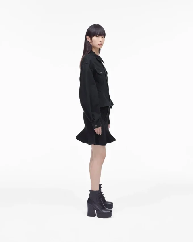 The Fluted Denim Jacket The Fluted Denim Jacket
