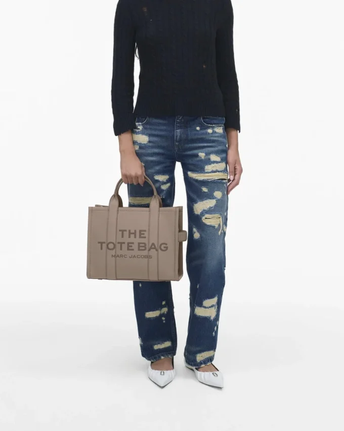 The Leather Medium Tote Bag