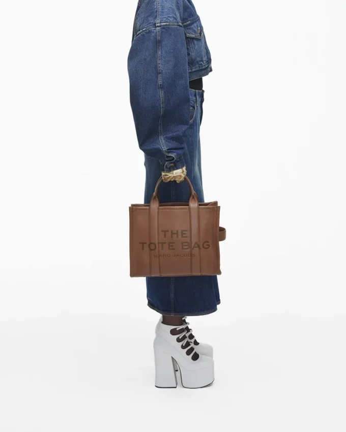 The Leather Medium Tote Bag