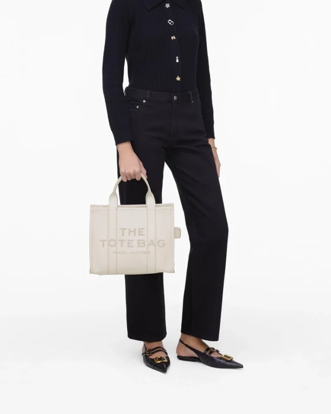 The Leather Medium Tote Bag