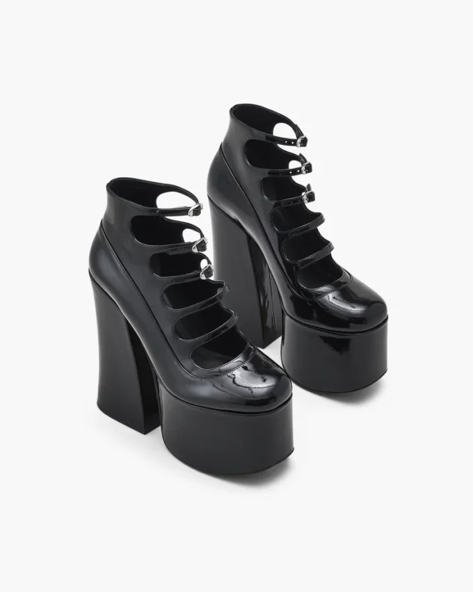 The Patent Leather Kiki Ankle Boot