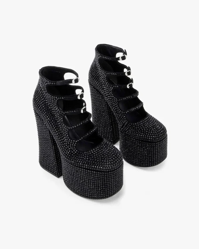 The Rhinestone Kiki Ankle Boot