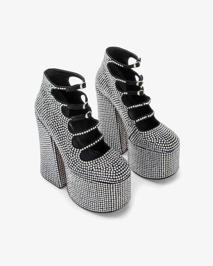 The Rhinestone Kiki Ankle Boot