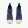The Sequin Daisy Denim High Top Sneaker