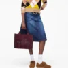 The Suede Medium Tote Bag