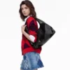 The Suede Patchwork Sack Bag