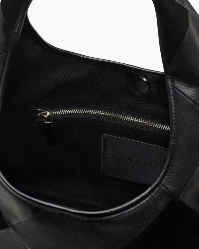 The Suede Patchwork Sack Bag