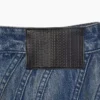 The Wave Denim Skirt